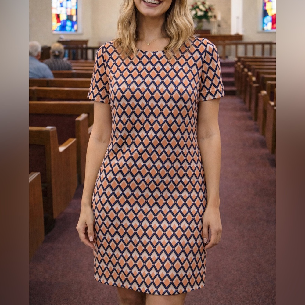 Geometric Patterned Dress